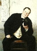 Ernst Josephson portratt av godfrey renholm oil painting on canvas